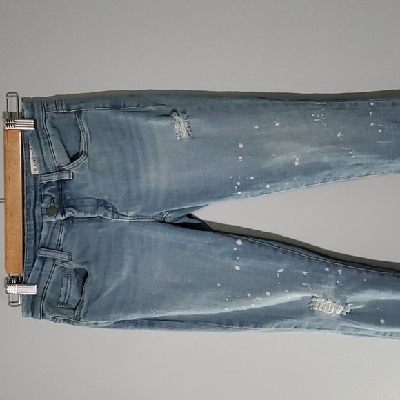 BLANK NYC jeans women's size 2 sz 26 light blue skinny classic ripped sp… - Picture 2 of 15